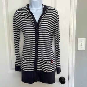 Button up hooded cardigan